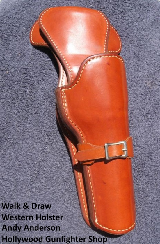 Andy Anderson Design Walk and Draw Western Gun Belt and Holster